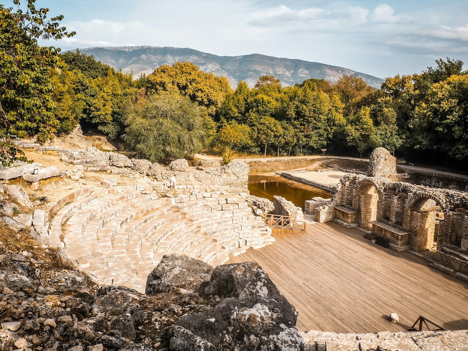 Amphitheatre in Butrint, Albania